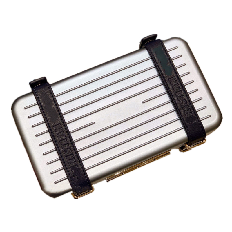 

Rihanna Bag Same As Ins RMW Brand Shoulder Bags Clutch Alloy 4 Colors Luxury Shopping Underarm Pack Perfume Bottle Case Fashion Purse for Women Ladies M9, Accessories fee(not sale separately)