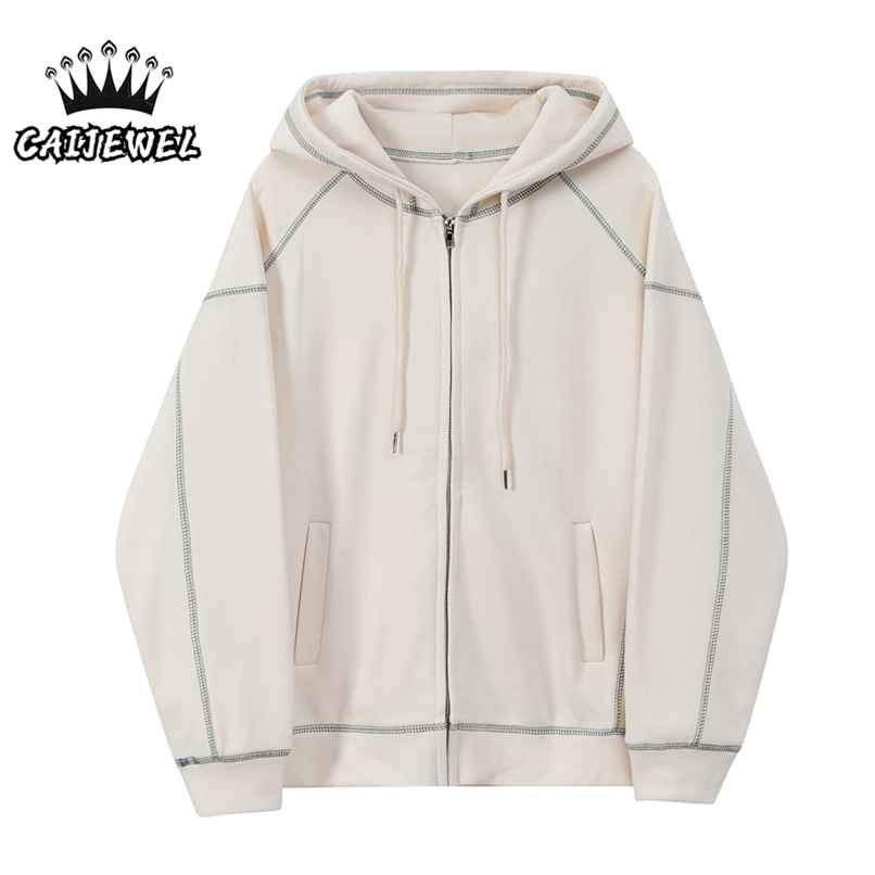 

Sweatshirt Women Korean Fashion Autumn Long Sleeves Baggy Casual TOP Street Style Ladies Clothes for Teens Zip Up Hoodie 211109, Black