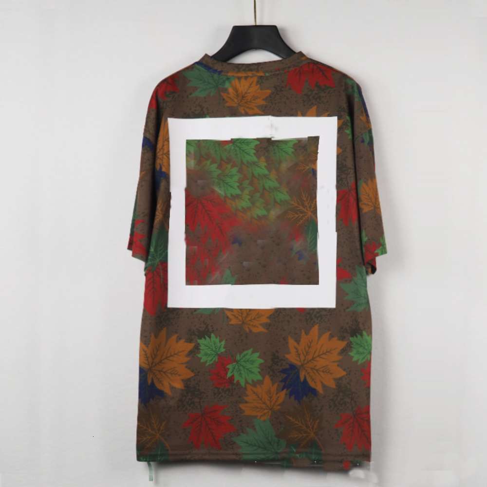 

camouflage leaf arrow round neck short sleeve t shirt, White;black