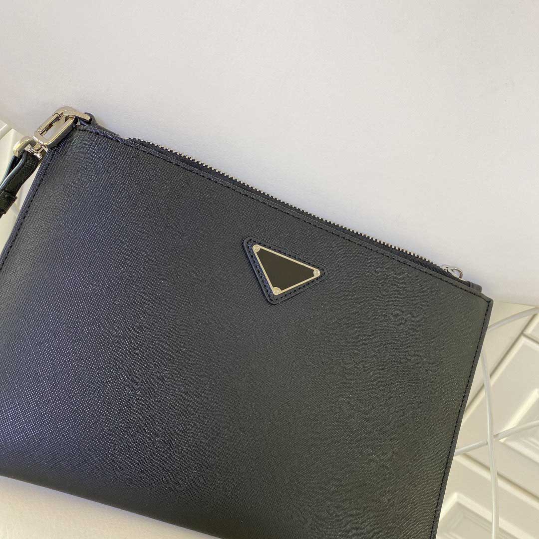 

5A+ Women and Men TOP quality purse handbags high quality Clutch Bags Fashion real leather Bag wallet women bag With box and dust bag, Black-logo bag