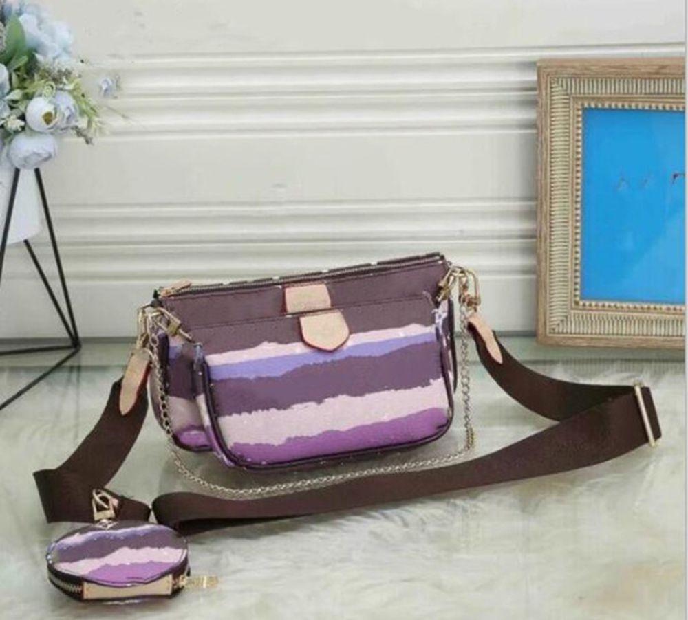 

3-piece set luxurys Should Bag Fashion Purse Wallet Crossbody Bags Backpack Small Women Messenger Bags Small purses, Trash bag