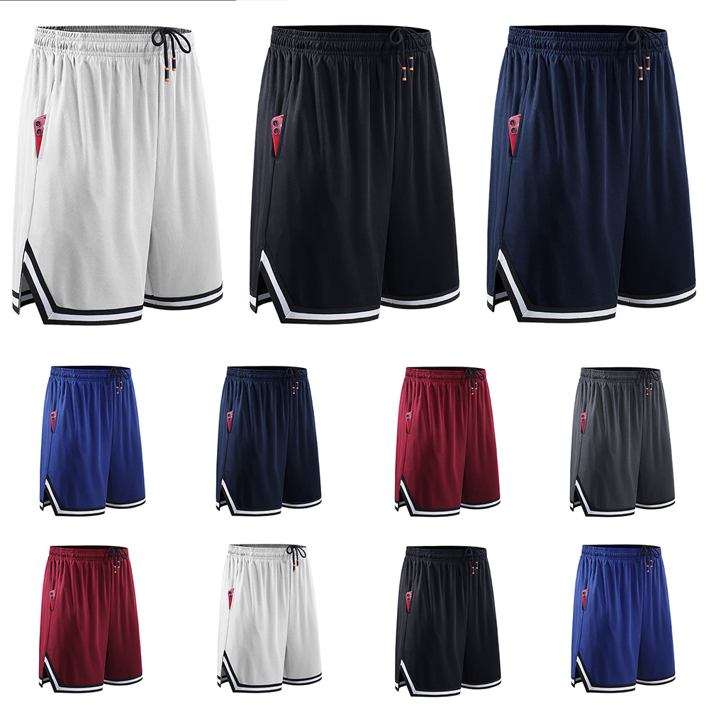 

lulu Shaping Quick-drying yoga shorts lu Running basketball football fitness sweatpants Comfortable loose casual pants Pure color spring and, White;red