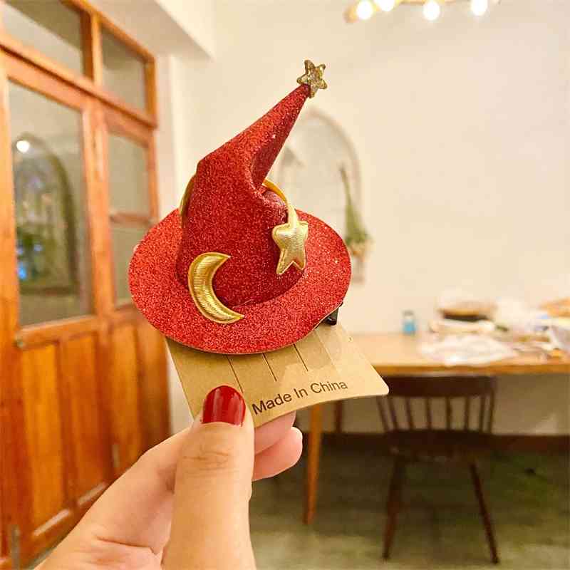 

Halloween Wizard Hat children's adult ghost Day party Cosplay dress hairpin