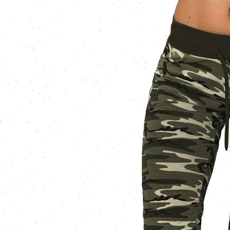 

camo printed high waist tie womens capris drawstring calf length wdc5176, Black;white