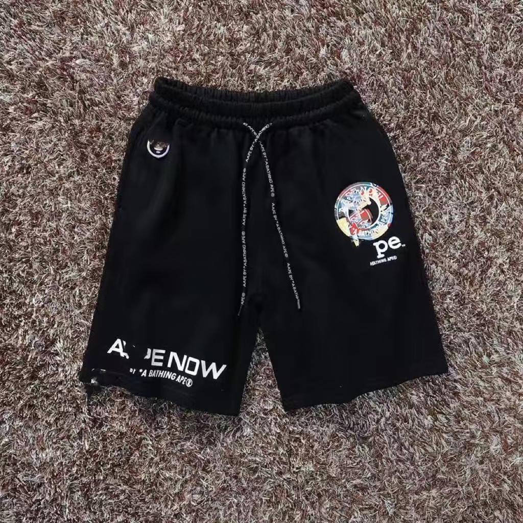 

Men's Shorts European And American Bathing Ape Cotton Loose Summer Pants Casual Pants For Couples, 14