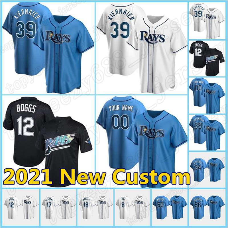 

12 Wade Boggs 39 Kevin Kiermaier Custom Rays 4 Blake Snell Baseball 8 Brandon Lowe Jersey Bay 50 Charlie Morton Tampa 11 Hunter Renfroe, Blue;black