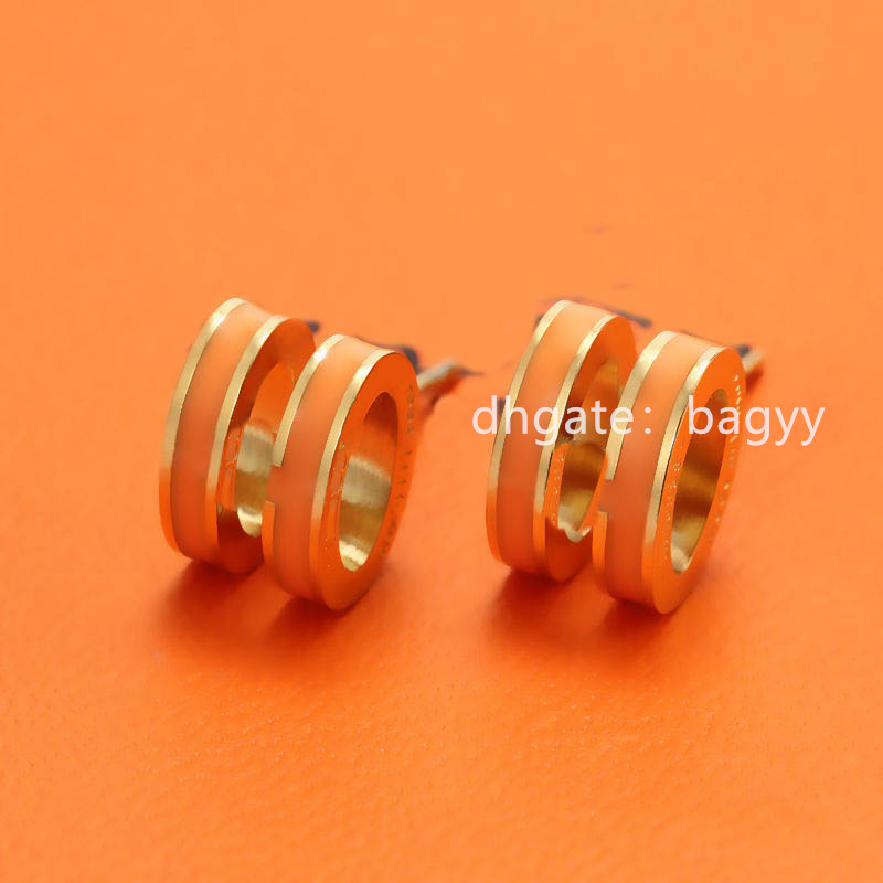 

Designer Earrings Love Charm Color twist stud women Party Screw herme earring Wedding Couple Gift carti Fashion Luxury Jewelry cfhsha, Golden