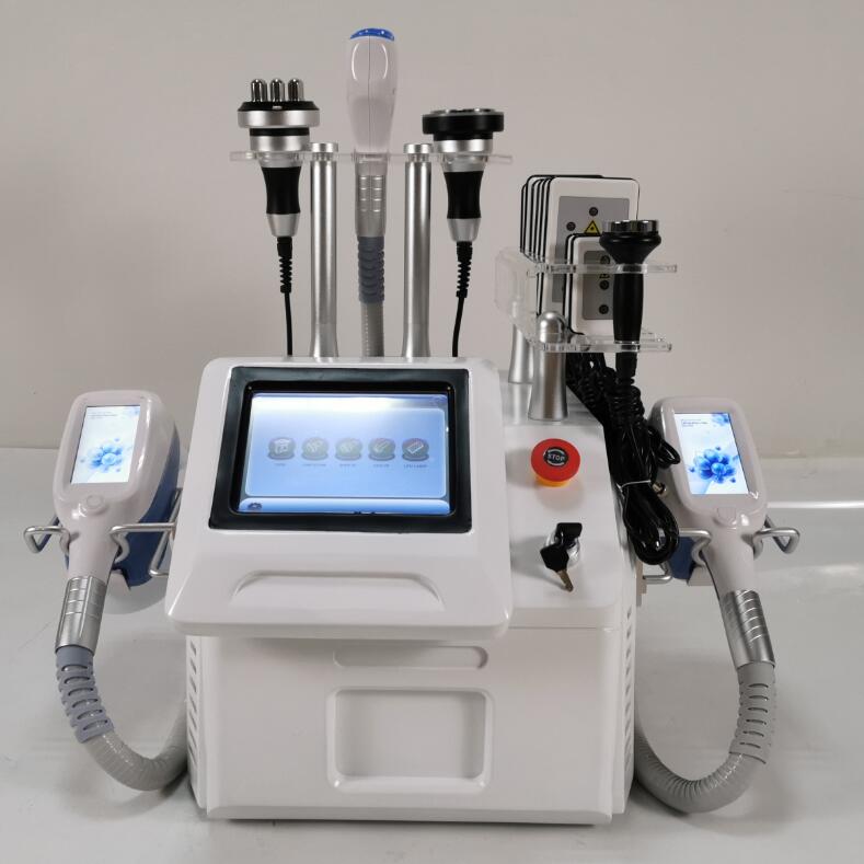 

high quality 360 degree cryolipolysis 3 Cryo Handles Fat Freezing big suction weight Loss Fast with 40k cavitation rf laser beauty machine