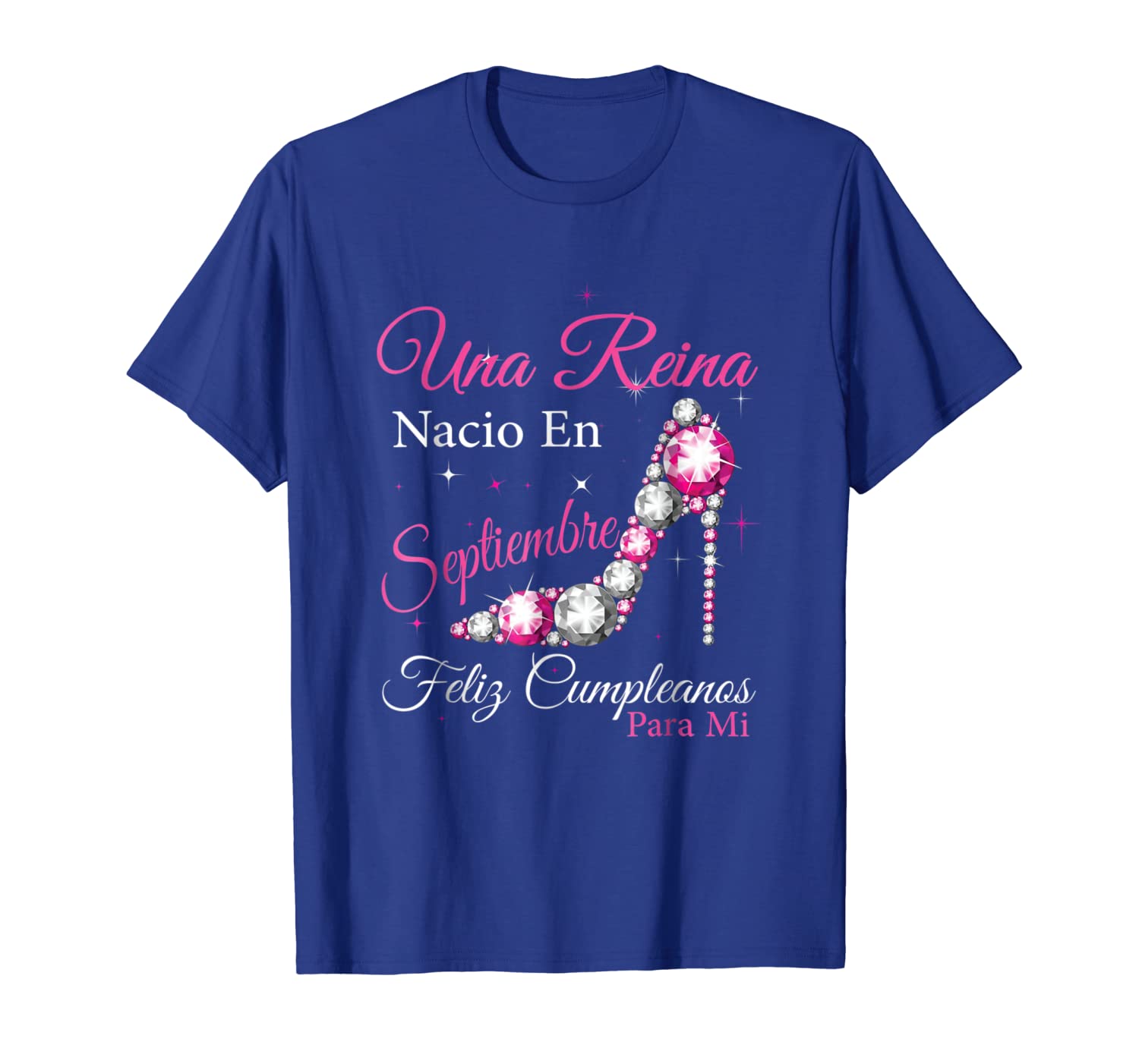 

una reina nacio en septiembre cumpleanos camisa gift t-shirt, White;black