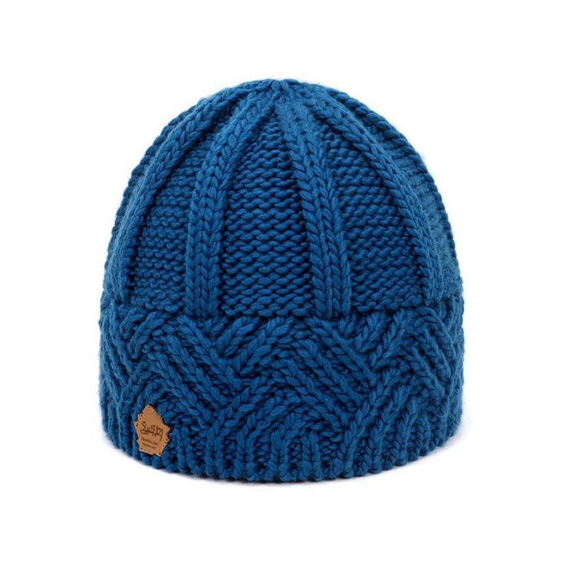 

Womens Knitted Beanie Cap Winter Warm Slouch Hat Outdoor Skateboard Ski Hats Skullcap Casual Hedging Capsg, White