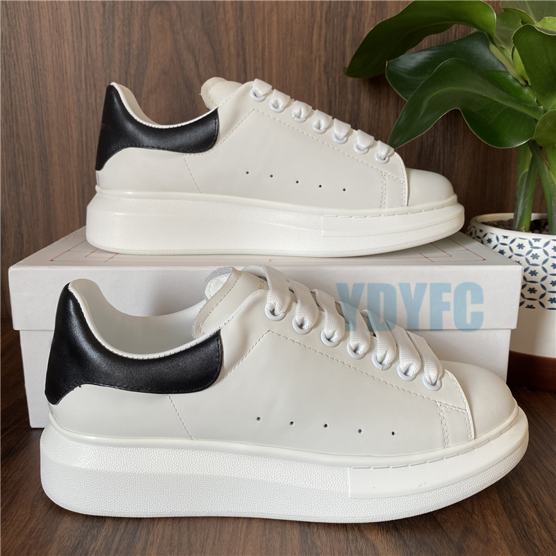 

Top Quality Mens Womens Black Velet Platform Casual Shoes White Genuine Leather Trainers Comfort Pretty Girl Wholesale Style Sneakers With Box
