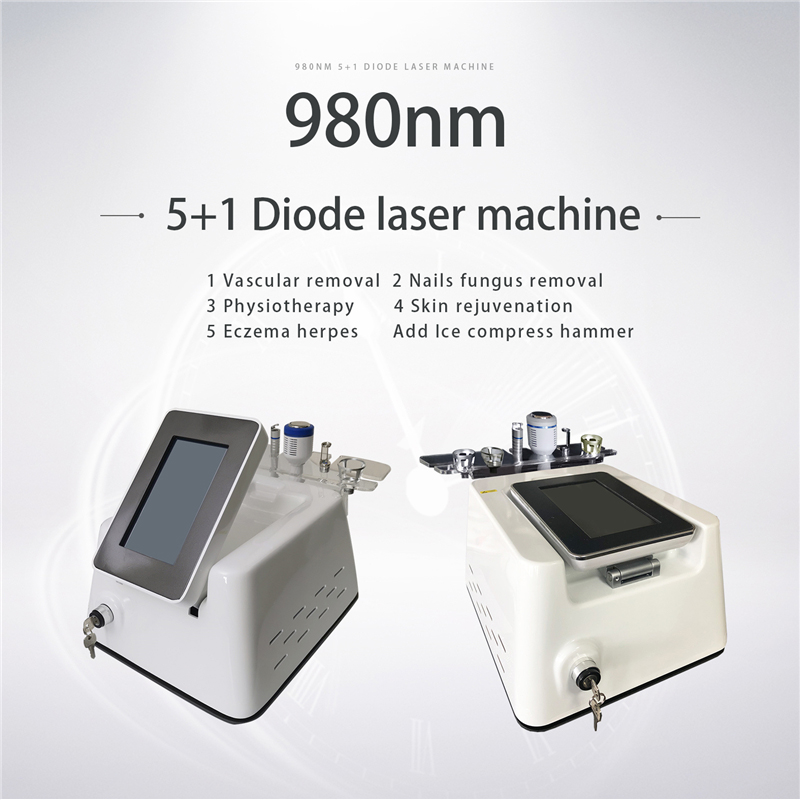 

Hight power machine 6 In1 Trending Product Nail Fungus Treatment 980 NM Diode Laser Vascular Removal Equiment