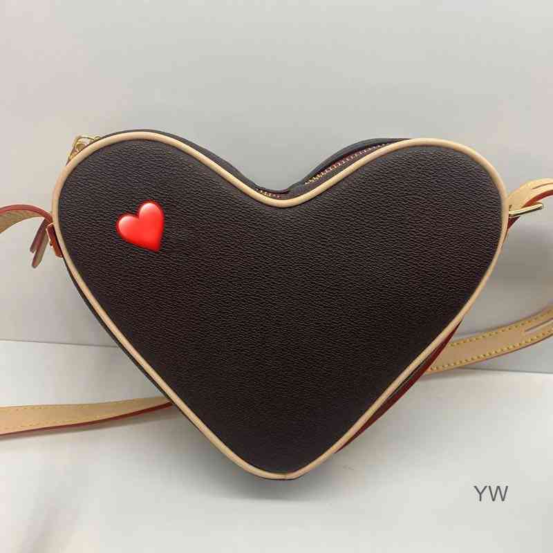 

Mini 22cm letter heart bag Bags quality women's handbag Fashion purse real leather pa YW