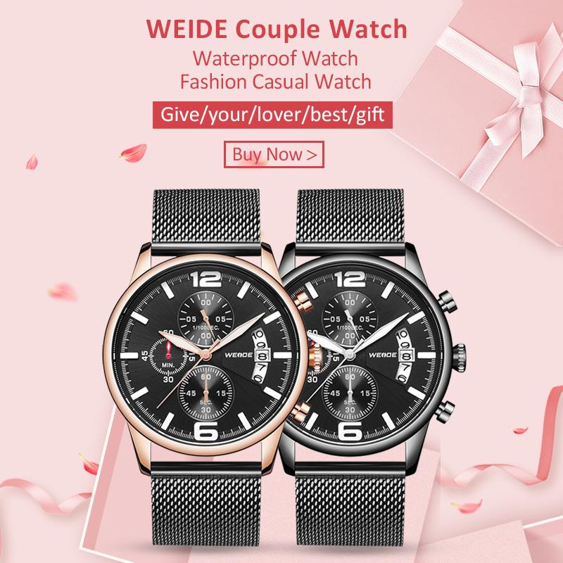 

Wristwatches WEIDE Men's Watches Fashion Quartz Watch Chronograph Wrist For Men Waterproof Relogio Masculino 0833M, Wd011-5c