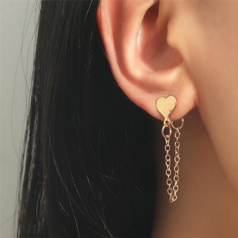

Hoop & Huggie Trendy Long Temperament Crystal Earrings Fashion Threader Drop Dangle Women Gift Party Jewelry