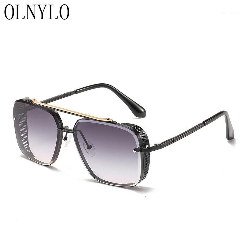 

Sunglasses Rectangle Frame Brand Designers Sun Glasses Drivers Classic Luxury Women Men Gradient Lens Driving