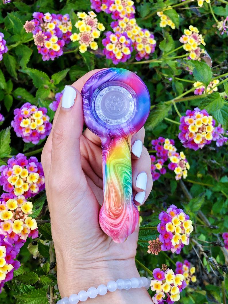 

Multicolor Food Grade Silicone Glass Bowl Smoking Pipe