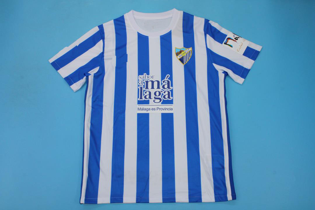

2021 2022 Malaga CF Soccer Jerseys MALAGUISTA JAIRO CHAVARRIA DANI BARRIO Y. RAHMANI JUANPI ADRIAN K. Bare Custom 21 22 Home White Blue Football Shirt Uniform