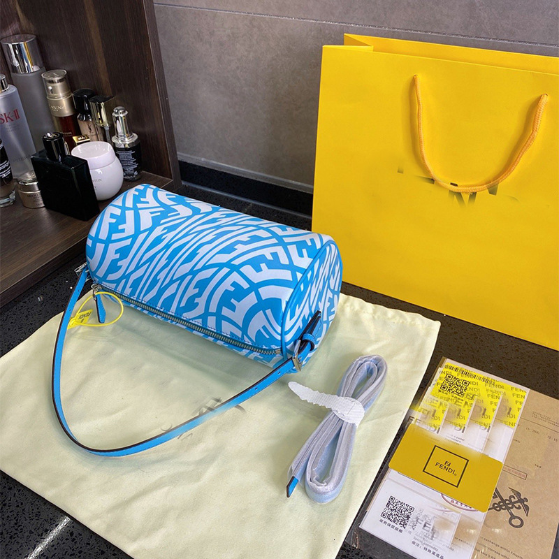 

Hand Bags New Bag Female 2021 Ff Deformed Letter Printing Cylinder Bag Qiwei Net Red Xiaobai Same Armpit Bag CJ