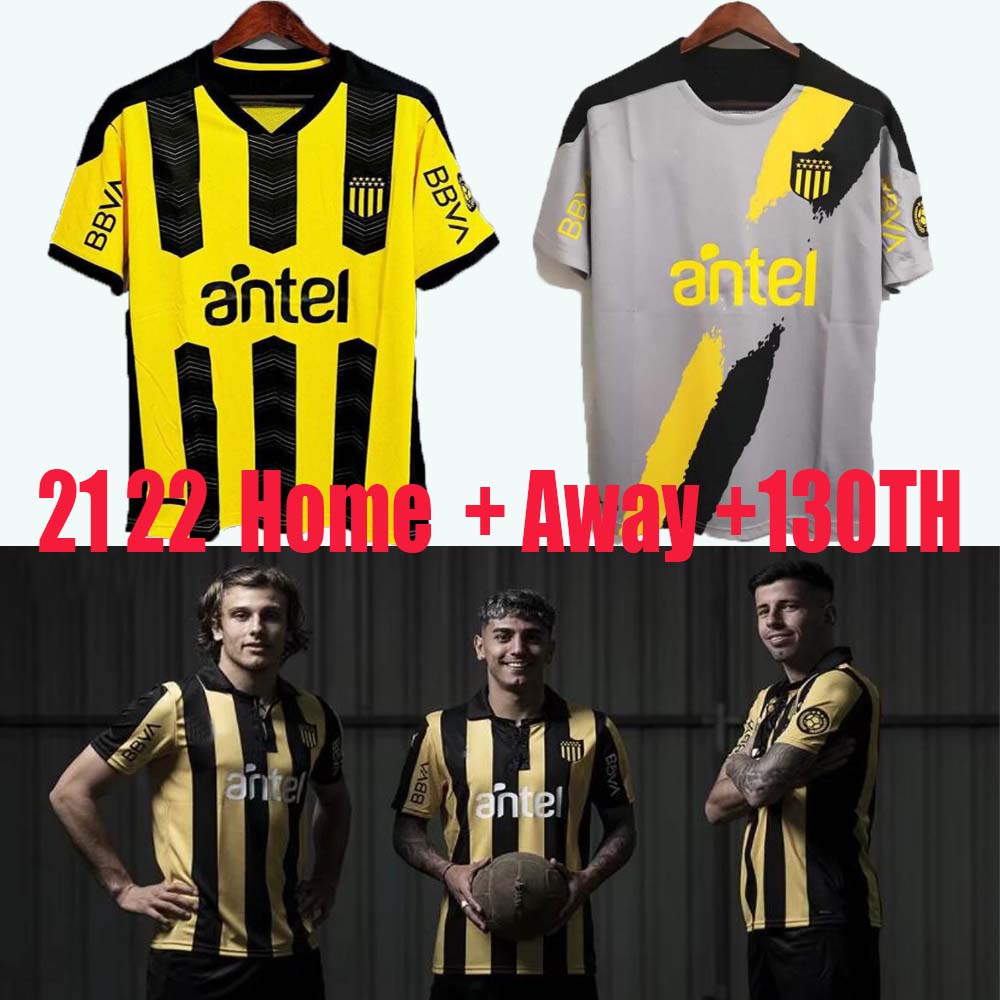

Uruguay Penarol Soccer Jerseys Inicio 130ª edición conmemorativa 21 22 Club Atlético Peñarol C.Rodriguez Gargano Hombres Camisas de fútbol, 130 th