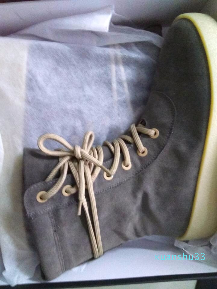 

Luxury-Winter Men Military Crepe Boots Lace up Flat Casual Combat Boot Ankle Desert Shoes Western Style Fashion Moto Boost, As pics 2