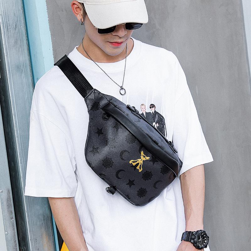 

Chest Bag Men's Simple Casual Shoulder Fashion Tide Brand Waist Messenger Bags