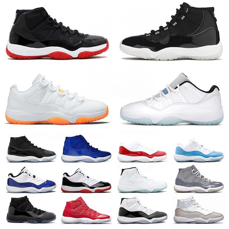 

11 news 2021 Shoes Basketball mens men women fearless obsidian mocha 11s low Jumpman 36-47 retro court satin Alogc, Black