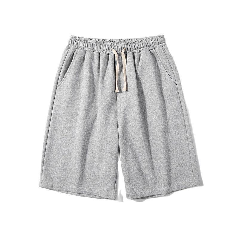 

Men's Shorts 2021 Summer Men Casual Jogger Cotton High Quality Mens Sports Elastic Waist Knee Length Plus Size 5XL, White;black