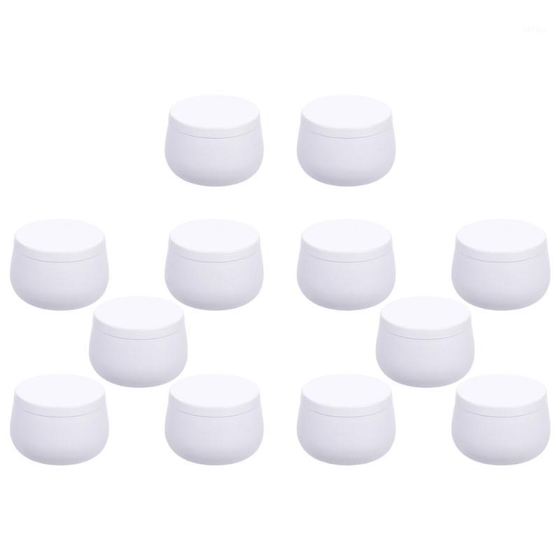 

Storage Bottles & Jars 12Pcs Tinplate Metal Tin Round Gift Boxes Travel Containers