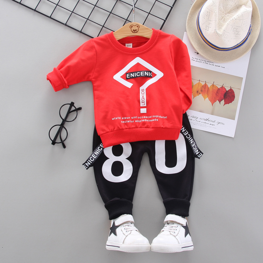 

Girl's Dresses Spring Autumn Children Cotton Clothes Baby Boy Girl Letter Print T Shirt Pants 2Pcs/sets Infant Kids Fashion Toddler Tracksuits C0228, Xh wenhaof black
