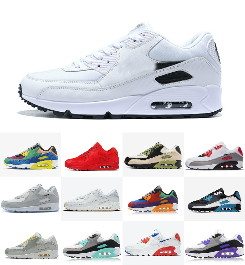 

90 OG Mens Running Shoes University Blue Red 90s Be True Triple Black White Volt Sneakers UNC Hyper Turquoise Royal Grape Infrared Womens Fa