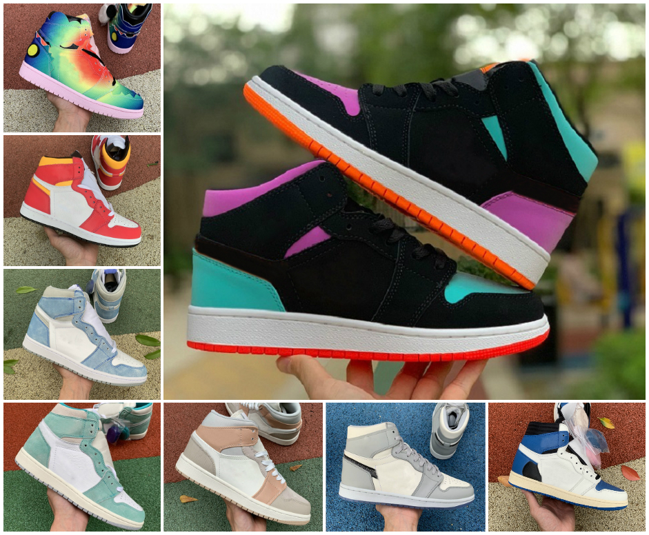 

2021 Jumpman 1 1s Basketball Shoes Men Women Candy DARK MOCHA OG Bio Hack Hyper Royal Blue UNC Patent Red White BLACK ROYAL TWIST Green Toe Trainer Designers Sneakers, A-j117