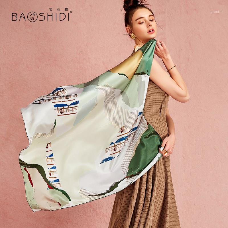 

Scarves Jewel Butterfly Scarf Female Autumn Winter Silk Shawl Mulberry Hangzhou Gift / Yinyun City, Blue;gray