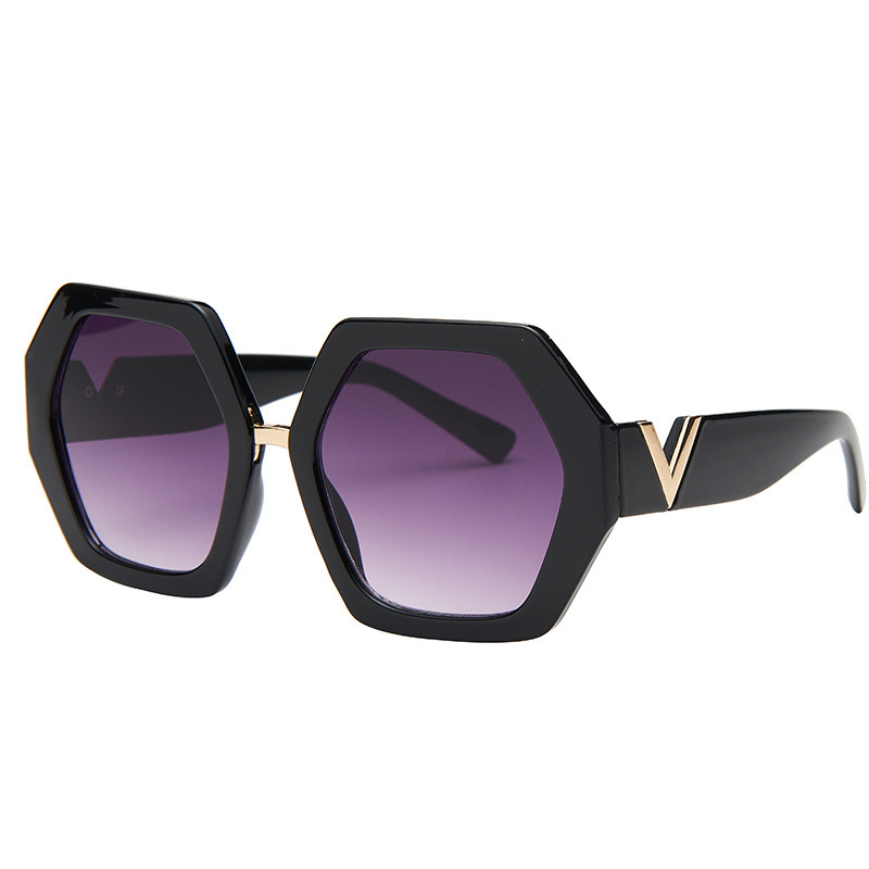 

Women Oversize Sunglasses Gradient Plastic Female Sun Glasses UV400 lentes de sol mujer 272