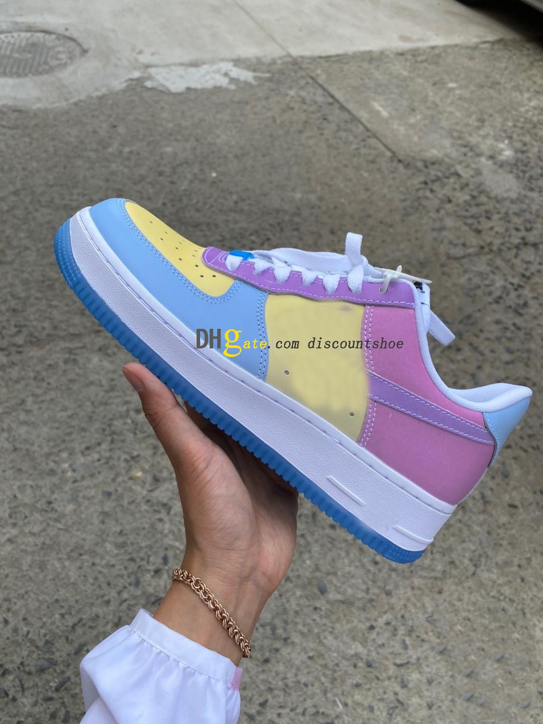 

1 07 LX UV Reactive Discoloration heat sensitivity shoes Low SB Womens Mens shoe Sneakers Sports DA8301 100