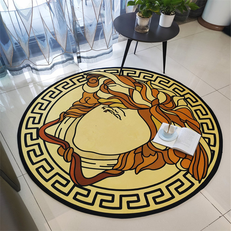 

ronded classic parlor fashion rug home living room carpets high quality luxury design no-slip mat Selected high-end super soft fabrics