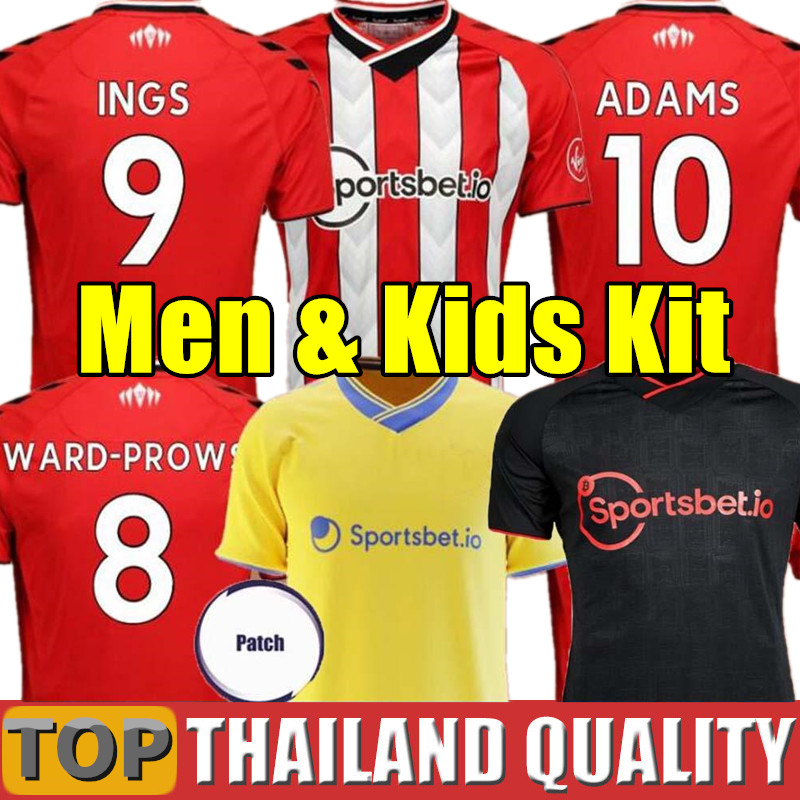 

21 22 INGS WARD-PROWSE South Ampton Soccer Jerseys VESTERGAARD ARMSTRONG ADAMS 2021 ROMEU REDMOND DIALLO Football Shirt set 2022 Men Kids Kit uniform, 2020 away - men