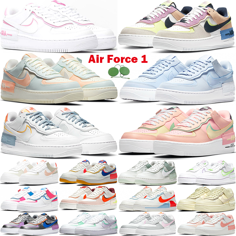 

nike af1 Air force 1 shadow Washed Coral Sail Pastel running shoes Sunshine Crimson Tint Dust Hydrogen Blue Spruce Aura White womens Trainers Sneakers Size 36-40, White sapphire barely volt