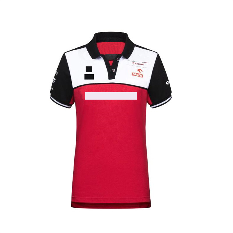 

F1 Racing POLO Shirt 2021 Formula One Team Logo T-shirt Lapel Short Sleeve Car Fan Men and Women Customized Version