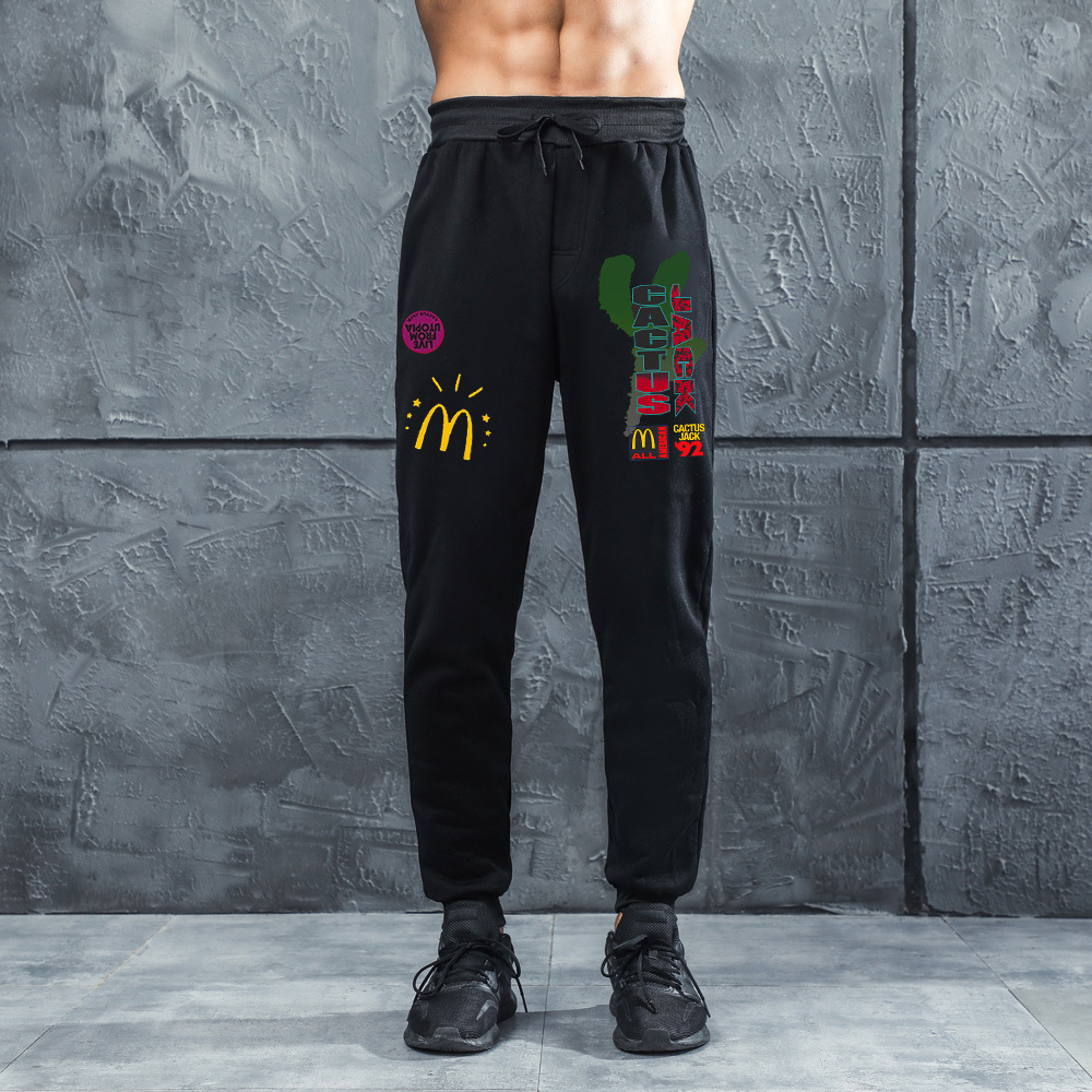 

Autumn Winter Pants Men Women TRAVIS SCOTT ASTROWORLD Letter Printed Jogging Pants Hip Hop Streetwear Men Sweatpants Trousers