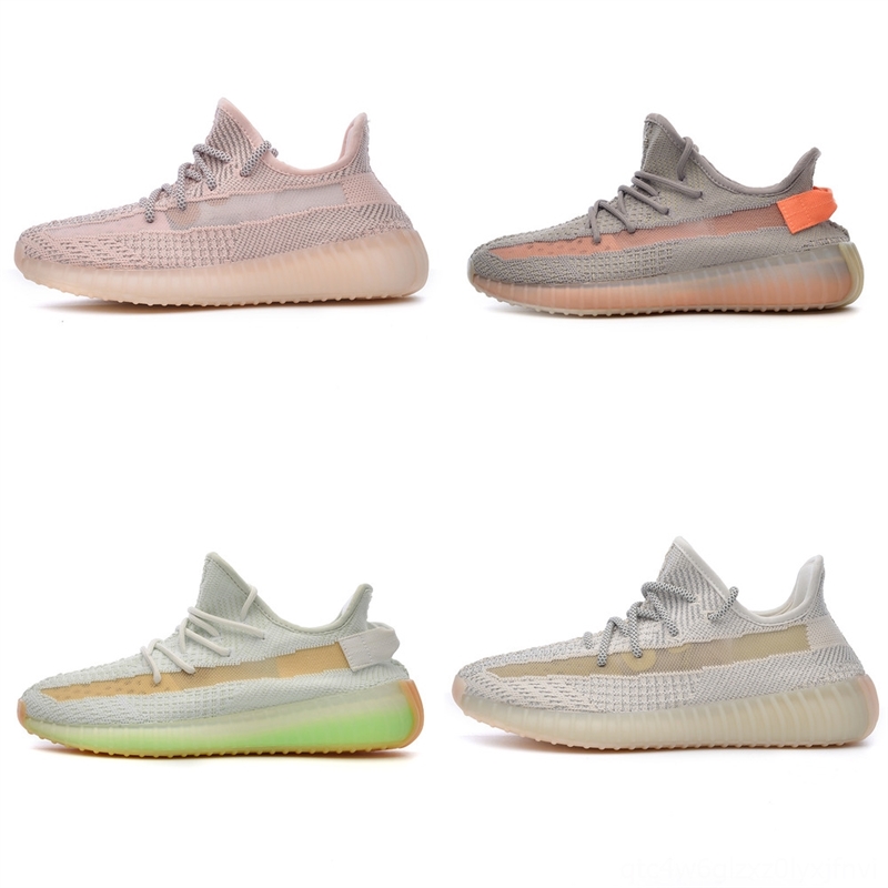 dC1f2 Running Shoes 350 for MensWomens Trainers Bred Court Purple MSCHF INRI Jesus Reflective Air Sneakers WITH SOCKS-image-699626298