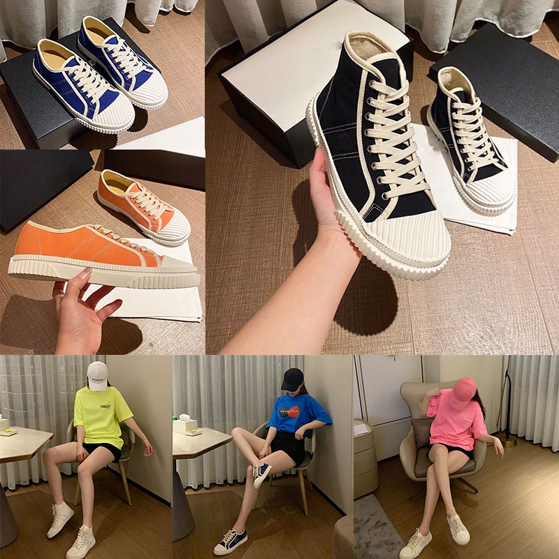 

top quality Casual Shoes Designer's high casual shoes wheel casetta falt sports multi color black and white women's fabric low box 35-40, Grey