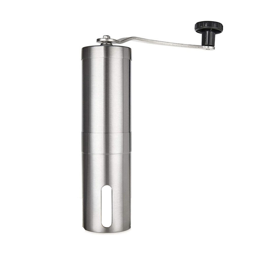 Silver Coffee Grinder Mini Stainless Steel Hand Manual Handmade Coffee Bean Grinders Mill Kitchen Tool Grinders-image-690869616