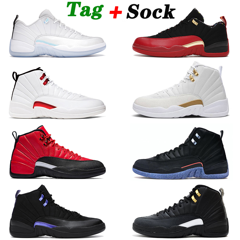 

High Quality Low Easter 12s Designers Jumpman Mens Trainers Shoe University Gold OV White Basketball Shoes The Master Retro Womens Sports, C28 taxi 36-47