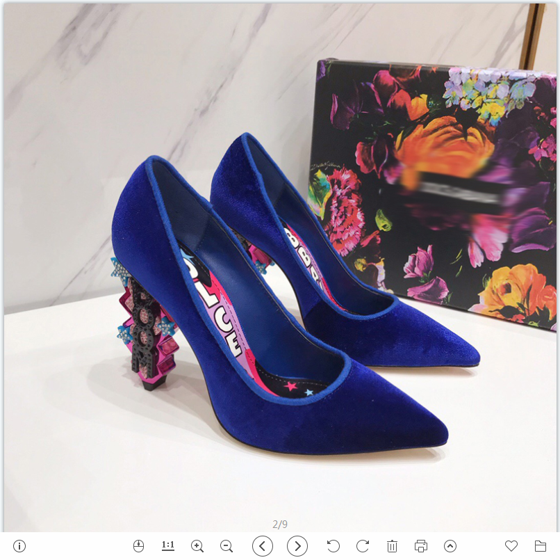 

2021 Good Quality Fashion Women Luxurys Designers Shoes Designer Sandals Womens Luxury High Heels Sandal Dress Shoess With Box Size 35-41 -H598, Blue
