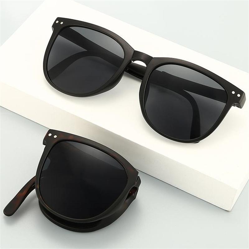 

Sunglasses Folding Unisex Sun Glasses Oversize Frame Eyeglasses Goggles Anti-UV Spectacles Simplicity Eyewear Adumbral A++