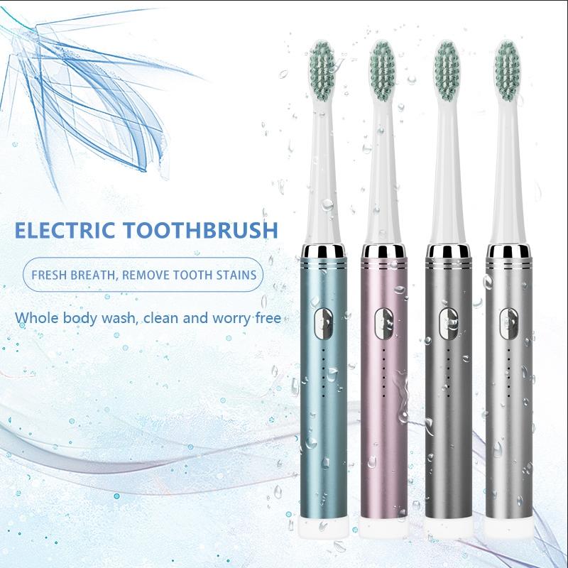 

Sonic C 5 Modes Waterproof IP67 Soft Heads Rechargeable USB Personal Care Appliances Smart Electric Toothbrush