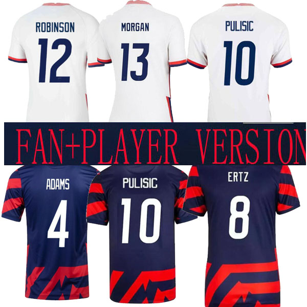 

2021 United soccer jerseys States Robinson away 2022 Pulisic Dest McKennie Reyna Adams Weah Musah Lletget 21 22 men WOMEN kids football shirts CONCACAF Gold Cup usas, Away player