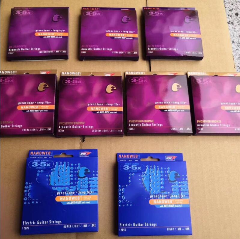 2021 Elixir Acoustic Guitar Strings Music Wire Phosphor Bronze Shade 12002,12052,12000,11002,11025,11027,11052,16002,16027,16052,16102,16077-image-556449963