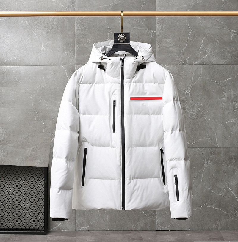

high quality mens winter Mens Down Jacket hooded jackets men women Couples Parka Outerwear thick coat black red fashion pies overcome size S-3XL, Happy life